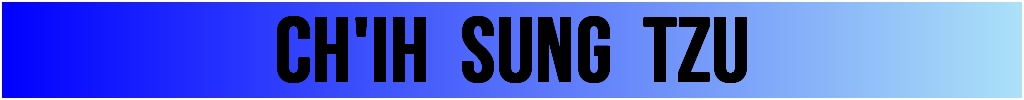 ch ih sung tzu